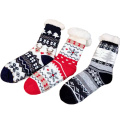 Adult Christmas Luxury Fuzzy Slipper Socks